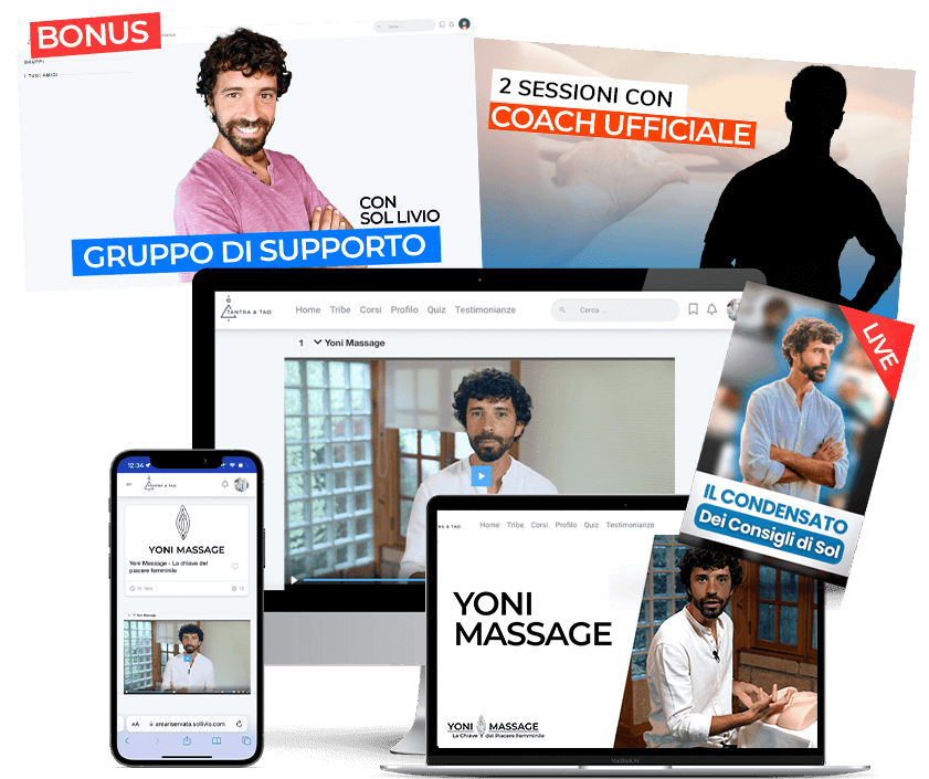 Yoni Massage Pro + Condensato Dei Consigli Di Sol + Coaching